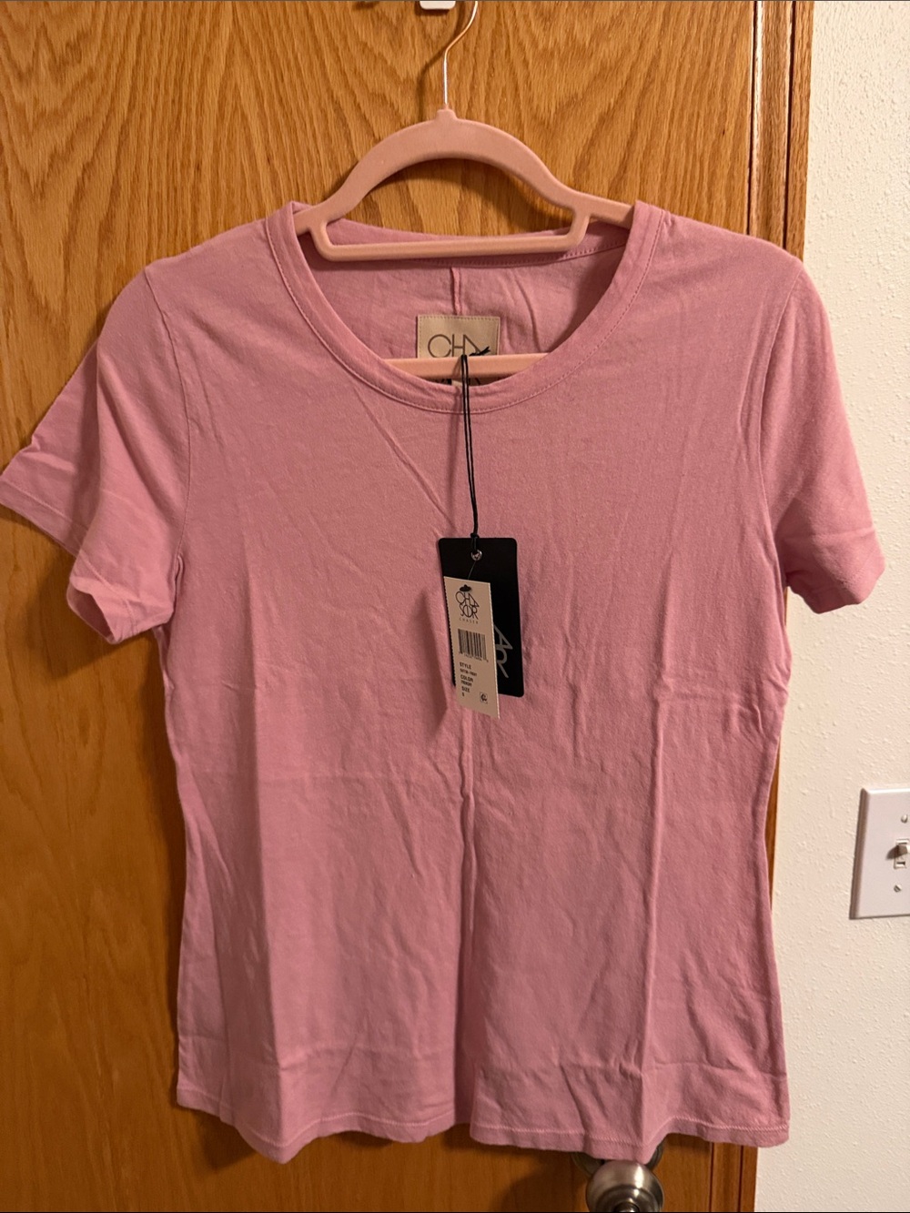 🫶🏼5 for $45!!🫶🏼Chaser Light Pink Short Sleeve Tee
